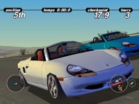 Porsche Challenge, capture d'écran